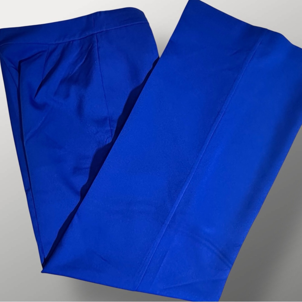 NWT NYCC Women’s Blue Wide Leg Pants Size 10 32” Inseam